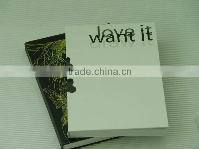 soft cover note pad for school supplies/black soft cover note pad