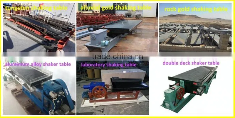 Fiberglass Concentration Shaking Table for Gold Mining