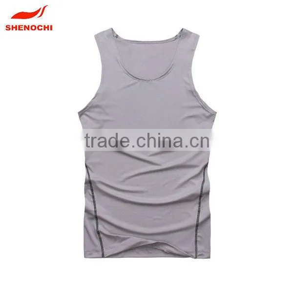 Simple design comfortable high quality custom wholesale gym singlets