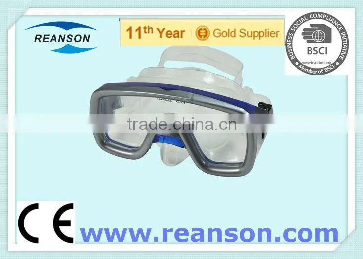 Sea Silicone Frameless Diving Mask With Easy Adjustable Head Strap