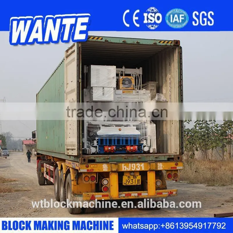WT10-15 Mobile type brick making machine german manufacturers