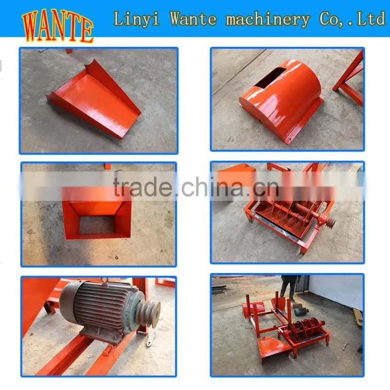WT1-20 mobile diesel engine block making machine Manual Interlocking Brick Machine Price