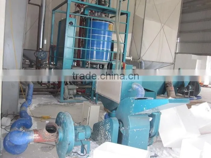 High quality eps recycle machine/polystyrene recycling machine