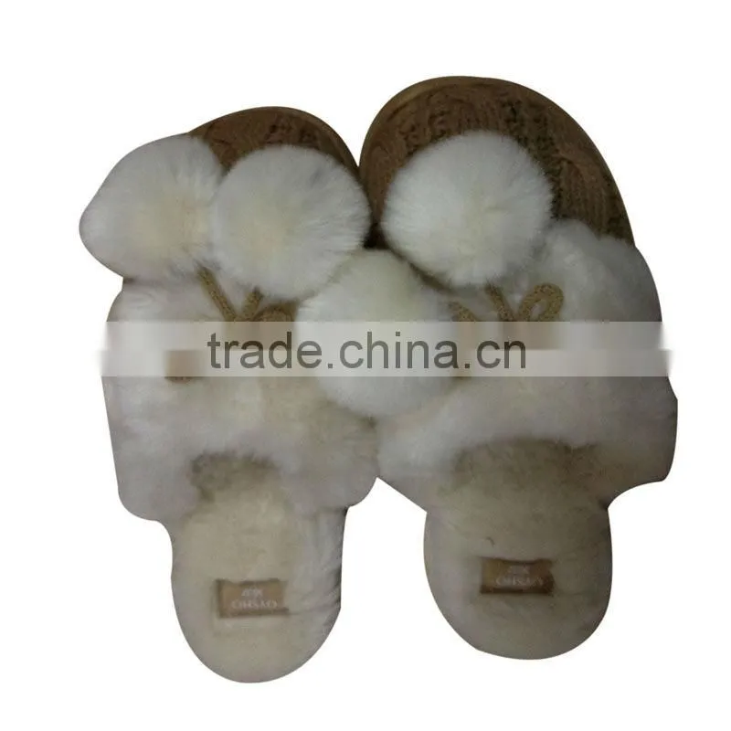 Plush women indoor slipper (winter)