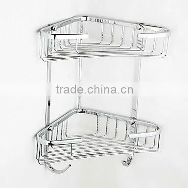 Bathroom Triangle Double Tiers Soap Basket BA1194