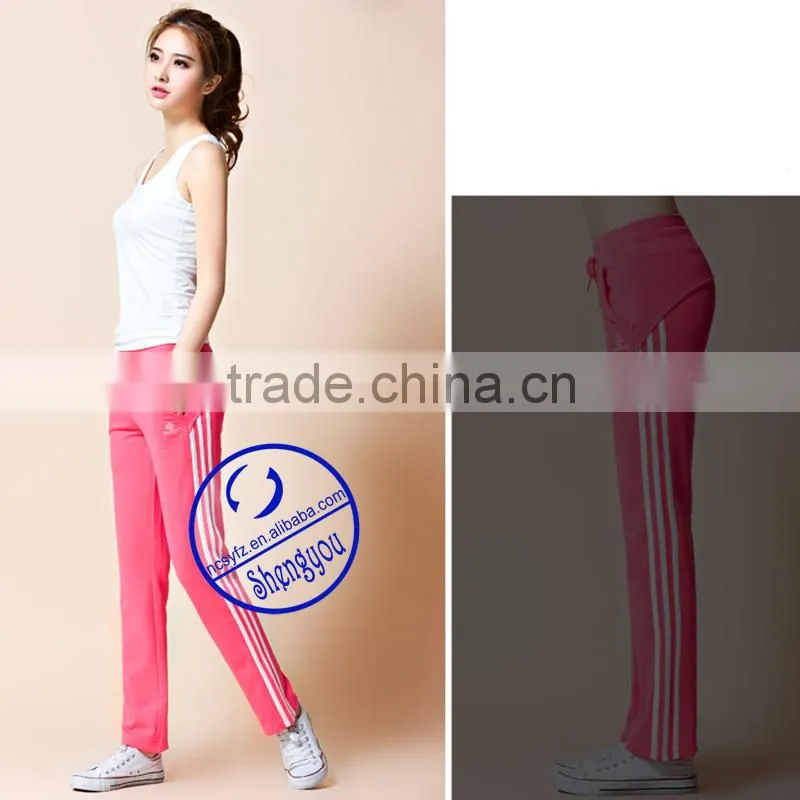 Custom high quality spandex cotton women's sweatpant