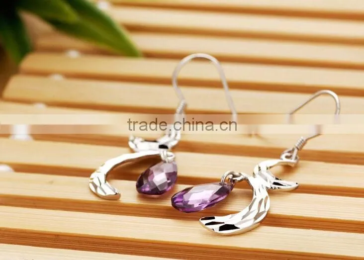 2014 925 sterling silver jewelry wholesale / 925 silver earring