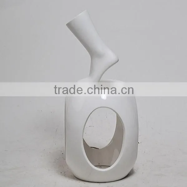 white glossy female foot forms for sock