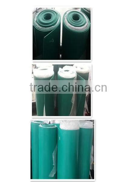 45 Shore-A green NR rubber sheet