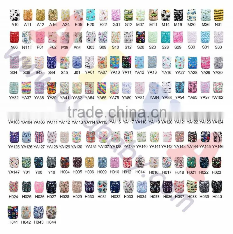 Alva 2016 Fox Pattern Free Shipping Wholesaler of Baby Cloth Diapers
