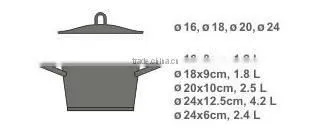 wholesale stainless steel precise heat cookware /professional cookware