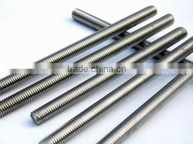 stainless steel 304 316 threaded rods