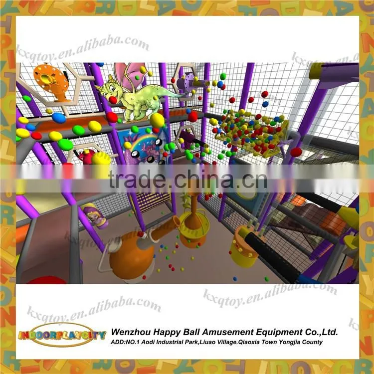 PVC and sponge material Castle Theme indoor playground equipment
