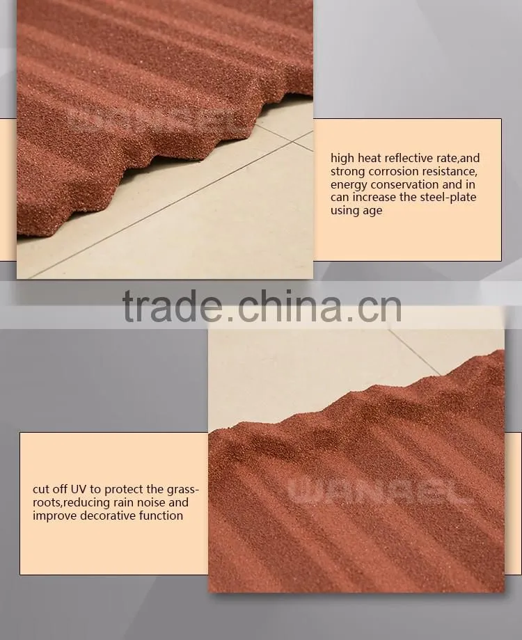 Wanael high strength sheet and noisy resistance discount aluminum metal roof tile