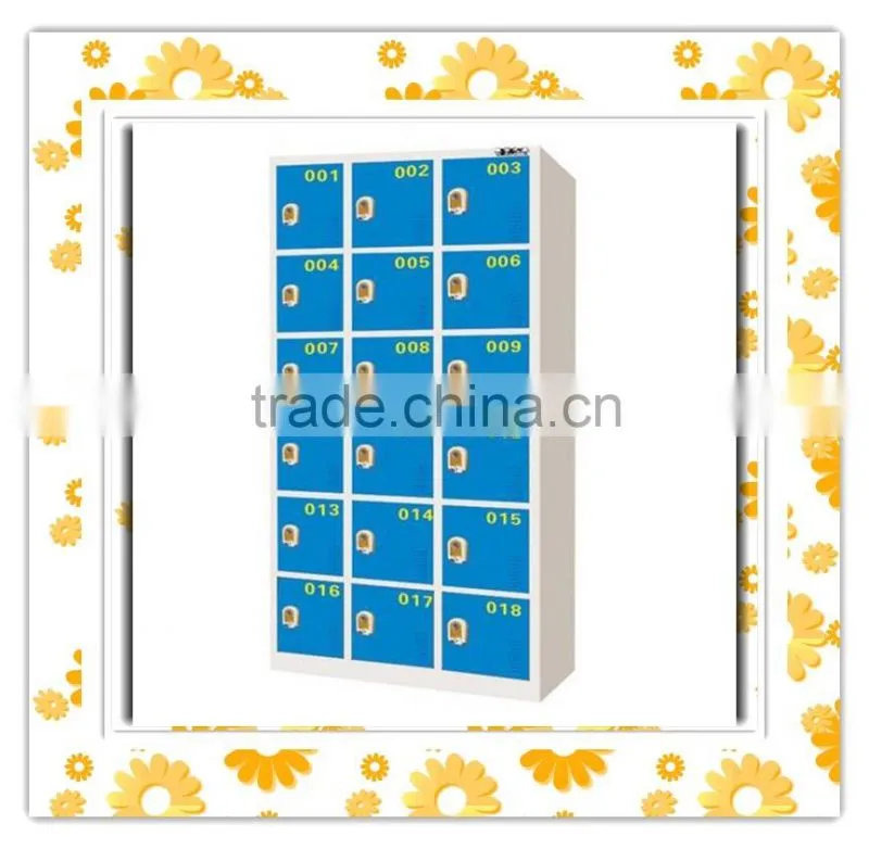 High quality safe public bathroom 24 door refrigerator electronic/ barcode locker