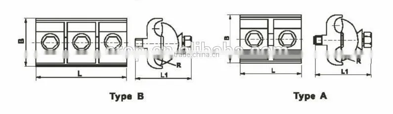 Aluminium parallel groove clamp / pg clamp