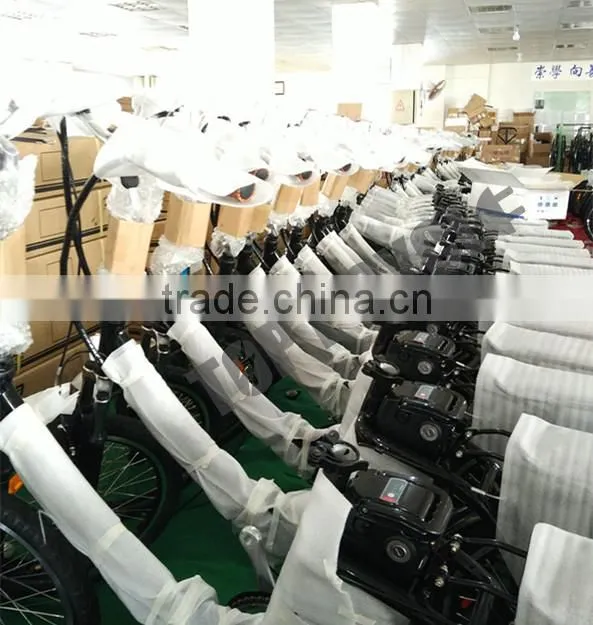 Alloy frame mini ebike easy riding small folding electric bike