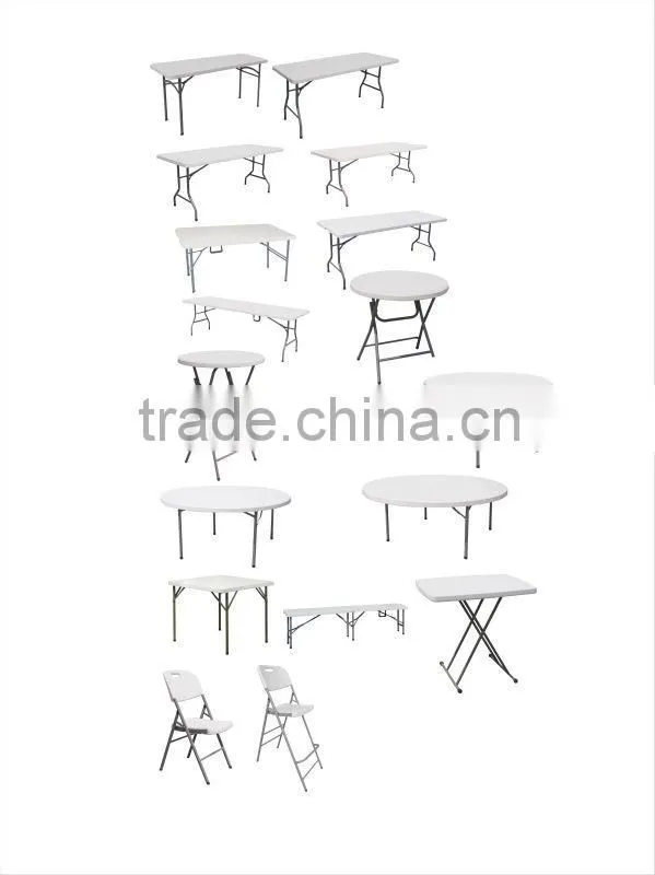 5ft round plastic wedding table