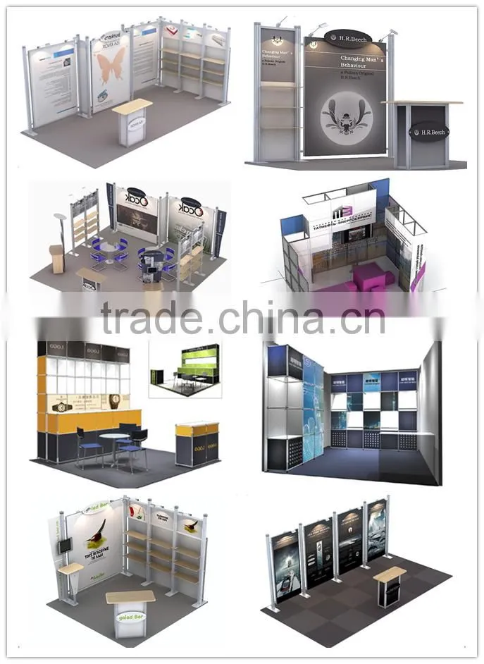 2015 new CHINA Modular Booth Display 3m*3m Exhibition Stand Booth Stand
