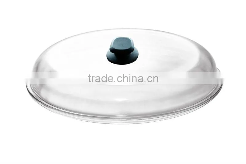 new design high dome glass lid with glass lid