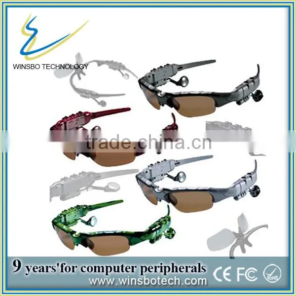 Blue tooth glasses China supplier, bluetooth glasses for phone in sunglassess
