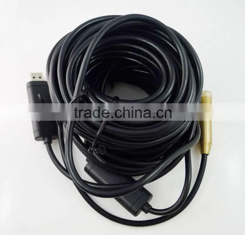 Mini 15M Waterproof snake video camera video Camera 4pcs LED light