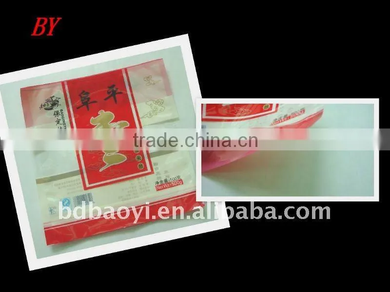 PET/CPP laminated clear plastic packaging bags for nuts