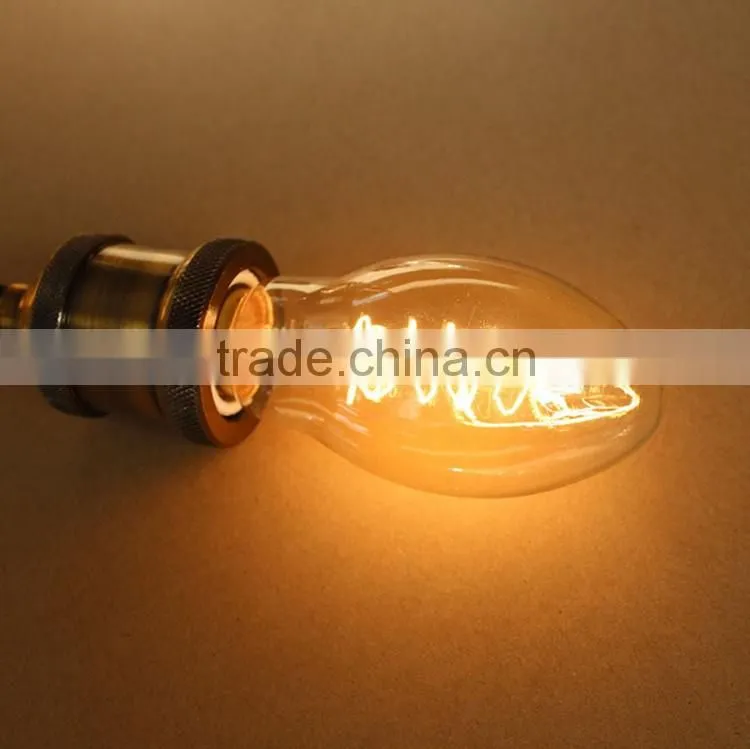 High Brightness C55 220V Edison Bulb E27 Tungsten Filament Cheap Bulbs