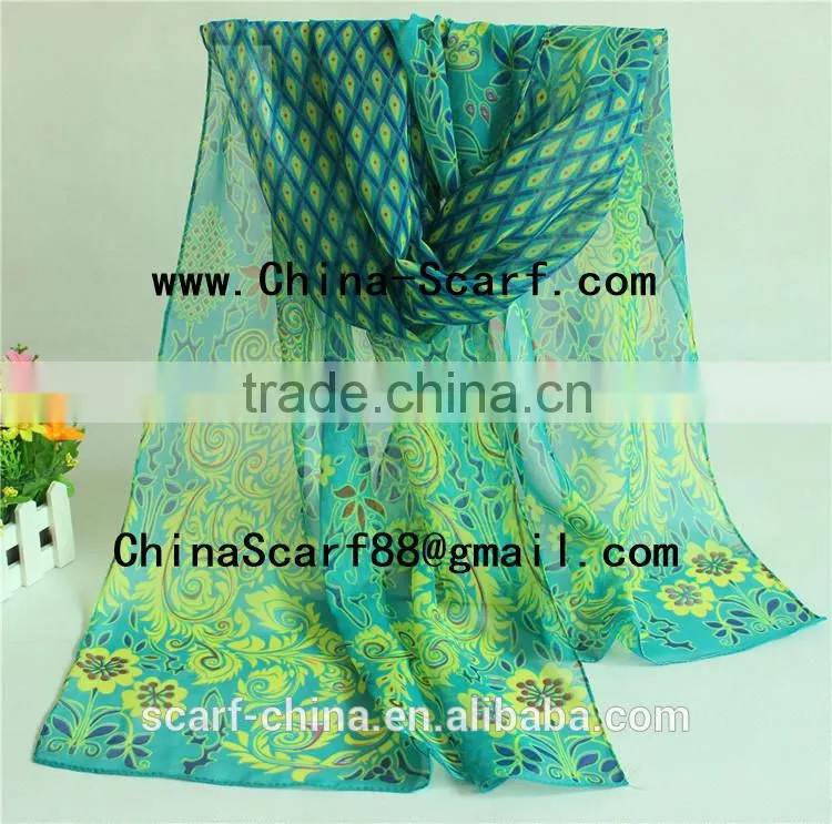 Chiffon fabric for scarf wholesale