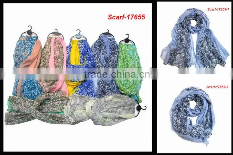 2014 hot sale triangular neck red grid scarf