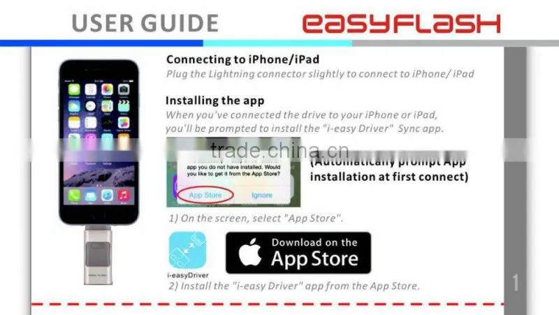 New Bulk Cheap 1gb 2gb 4gb OTG usb flash drives wholesale for computer and smartphone Iphone