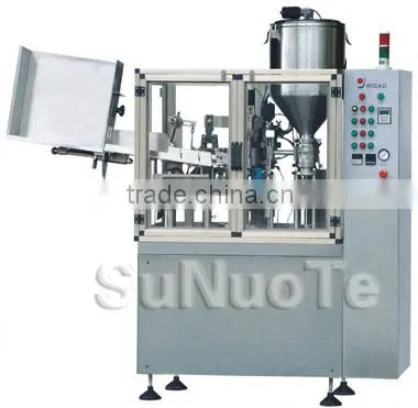 Automatic filling and sealing machine for tube