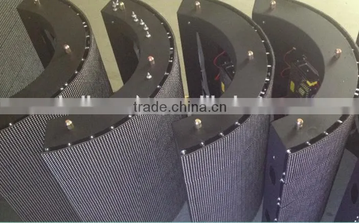 P5mm outdoor curve led billboard for supermarket Advertising led signage