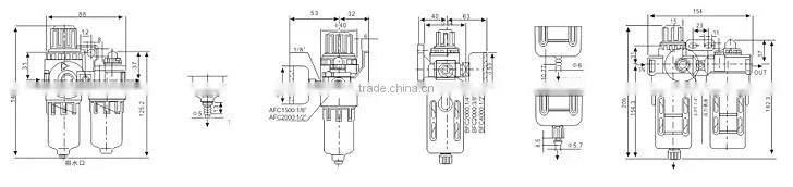 Filter Type Air Regulator Pressure