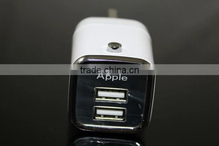 5V 1A Dual USB travel wall charger