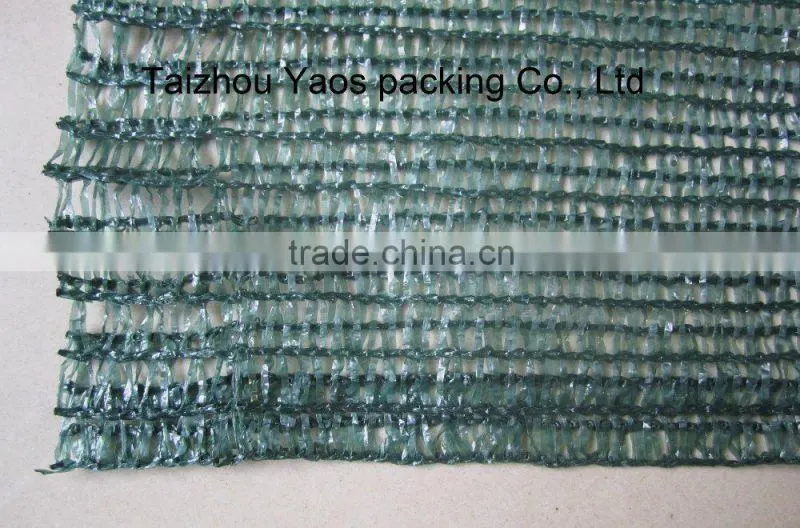 green PE raschel knitted plastic mesh bag vegetables onion bag
