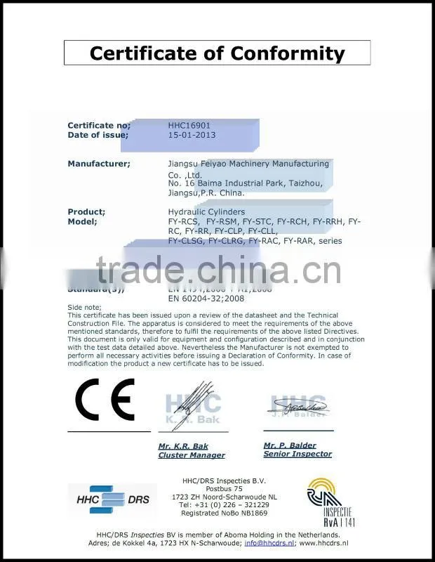 steel wire rope 1000ton hydraulic swaging machine