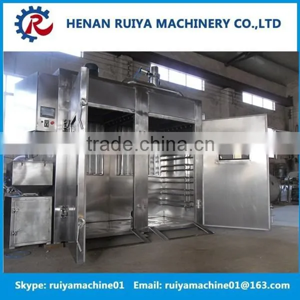 newest automati fish smoking house/ meat smoking machine for sale
