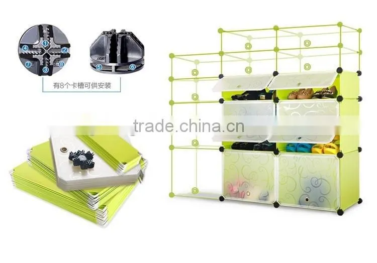 PP material DIY Shoe rack