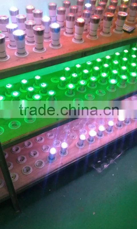Modern indoor 5w gu10 rgb led Christmas decoration