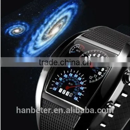 Top Quality ,Fast Production time for led watch sport stainless steel back