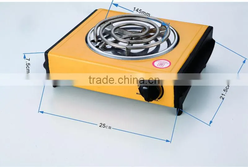500W& sigle Electric SOILD Hot Plate with cheap price&2014 new style&hot sales&color