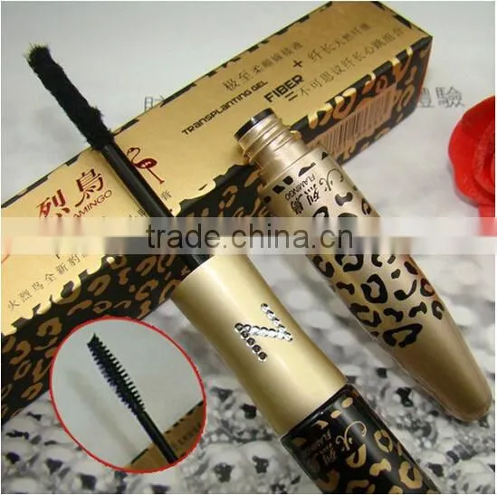Fashion !! Natural 3D Lash Extension Eyelash Leopard Fiber Mascara