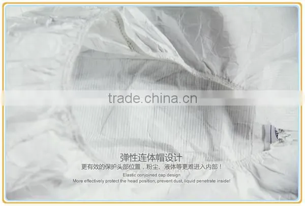 disposable PET/PP oil-resistant waterproof gown