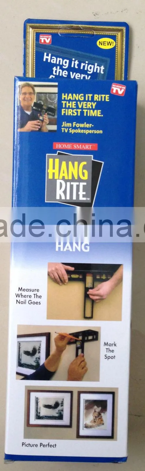 As Seen On TV home plastic hang rite measure tool spirit level