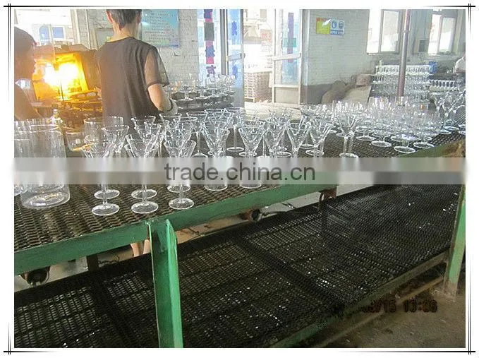 Hand blown champagne flute