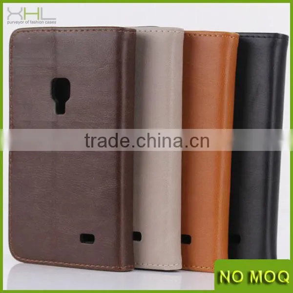 Hot selling wallet leather case for samsung galaxy beam 2 g3858