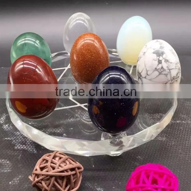 Natural Rock Semi Precious Crystal Stone Chakra Yoni Egg Set