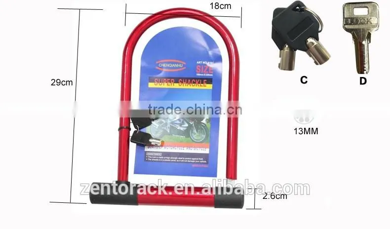 QH-180U motorcycle lock/ bicycle wheel lock/ u shape lock