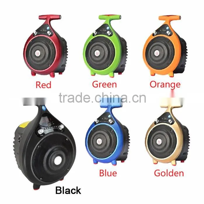 Lovely Portale Bluetooth Mini Speaker with shoulder strap for outdoor activities